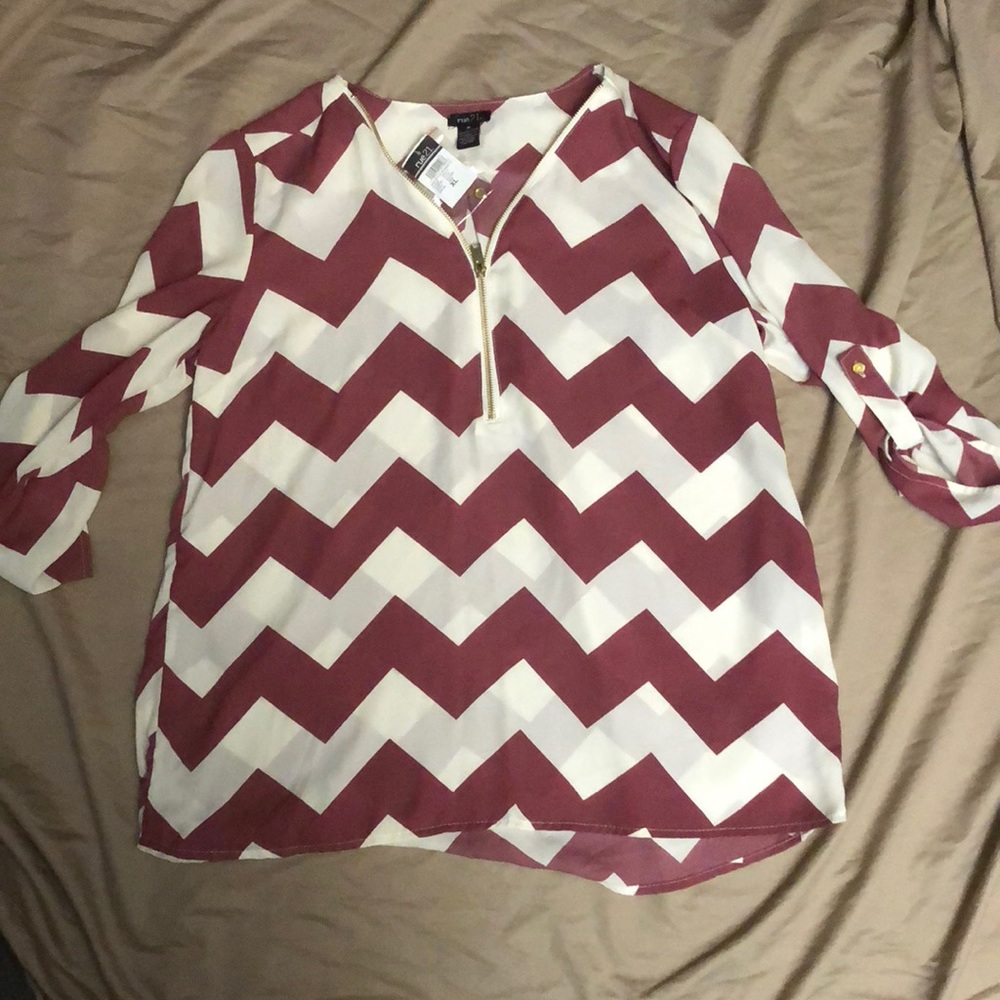Chevron Printed blouse